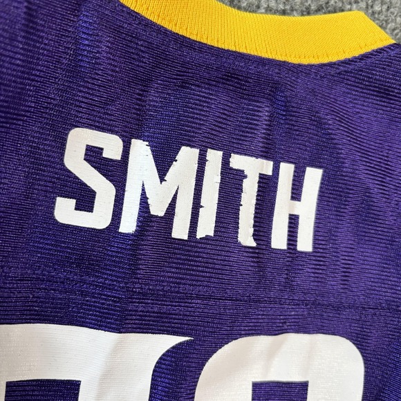 Minnesota Vikings Jersey Boys 6-9 Months Purple NFL Team Apparel Smith 22 - Picture 4 of 4